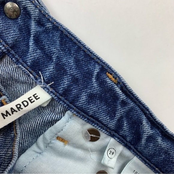 GRLFRND Mardee High Rise Denim Cut Off Shorts Sz 29 - Picture 11 of 13